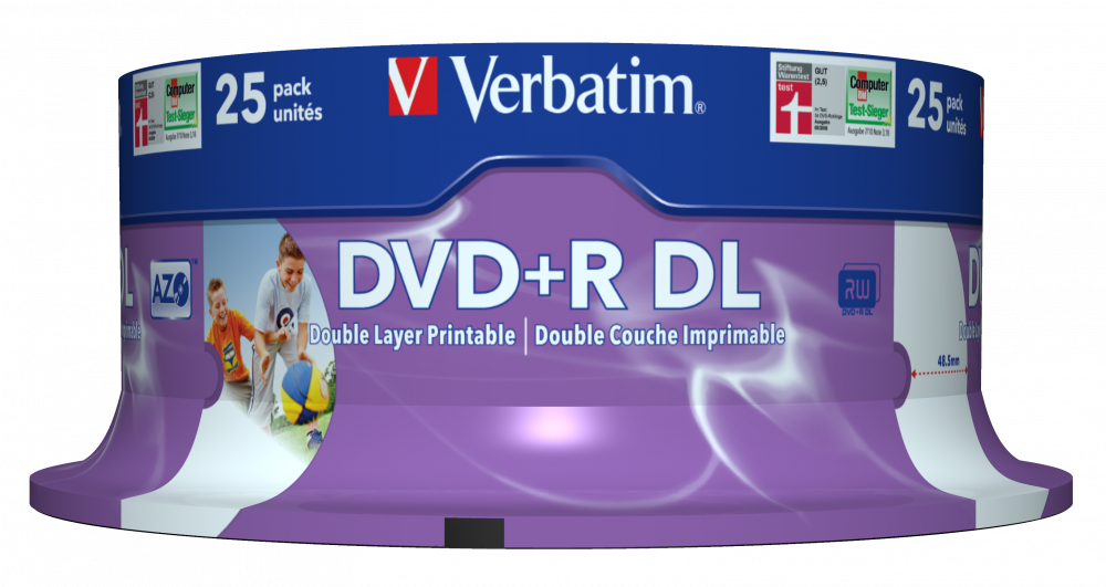 DVD+R Double Layer Wide Inkjet Printable