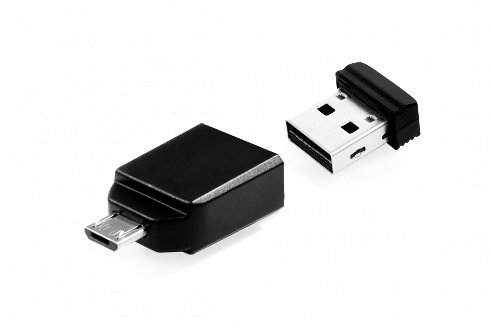 Memoria NANO USB 16 GB con adaptador Micro USB