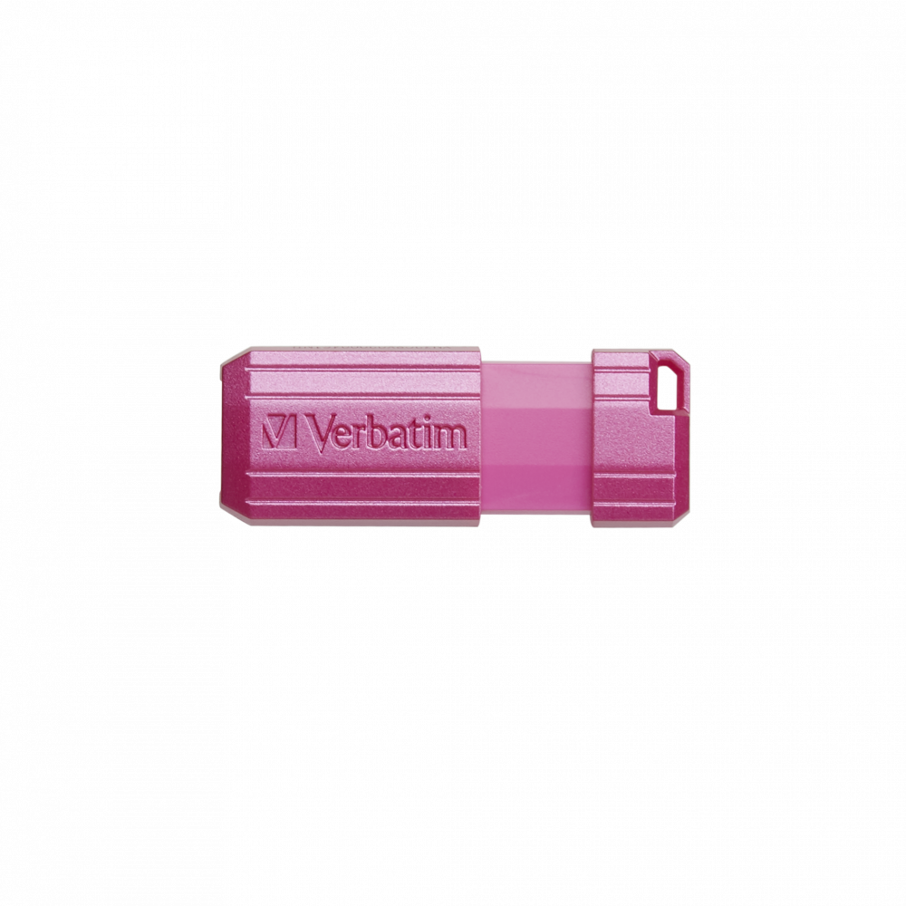 Unidad PinStripe USB de 64 GB Rosa intenso
