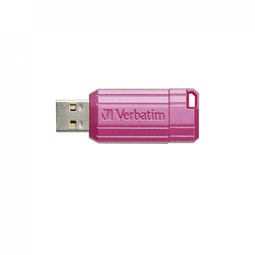 Unidad PinStripe USB de 128 GB Rosa intenso