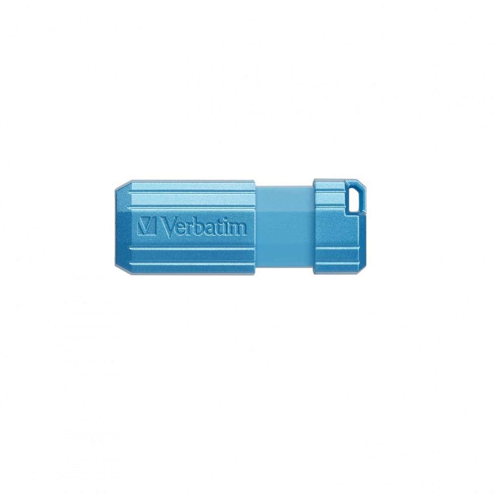 Unidad PinStripe USB de 128 GB Azul caribeño