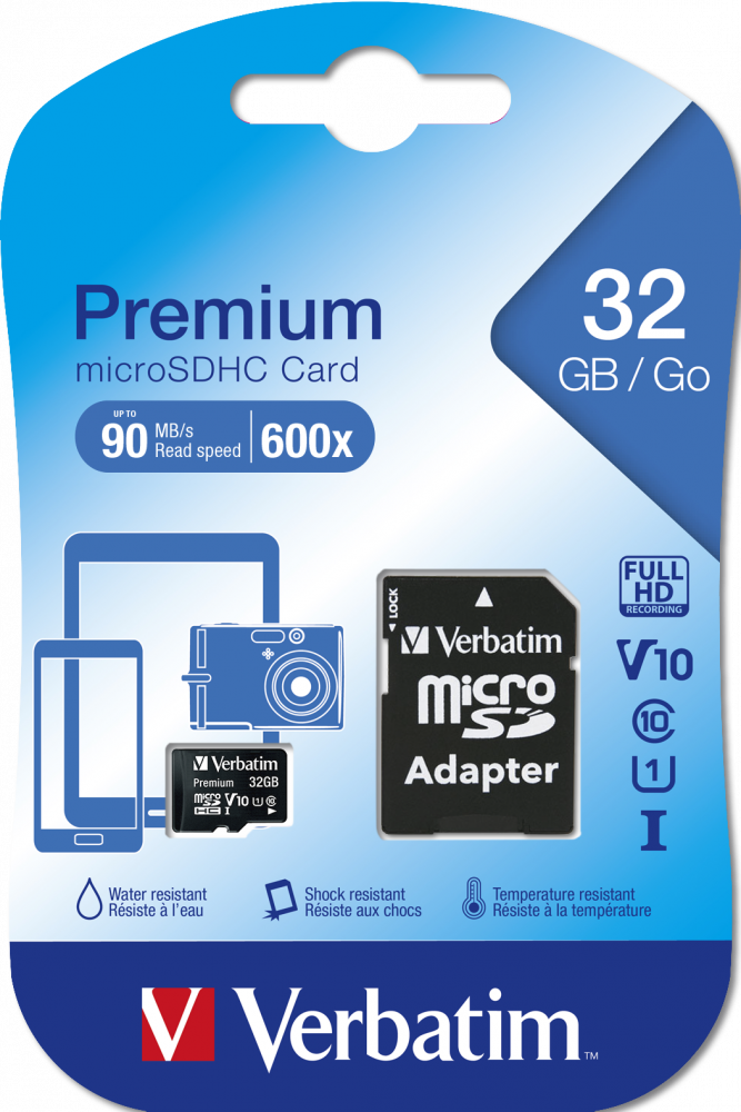 Premium U1 Micro SDHC 32GB + adapter
