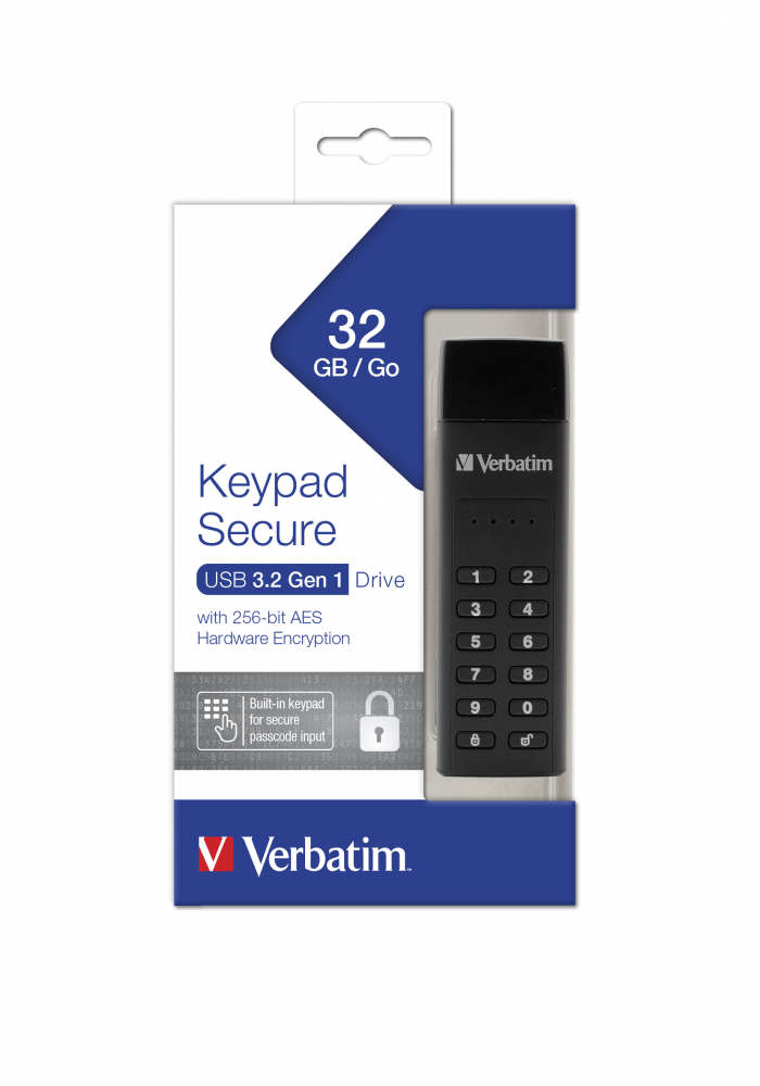 Unidad Keypad Secure USB 3.2 Gen 1 - 32 GB