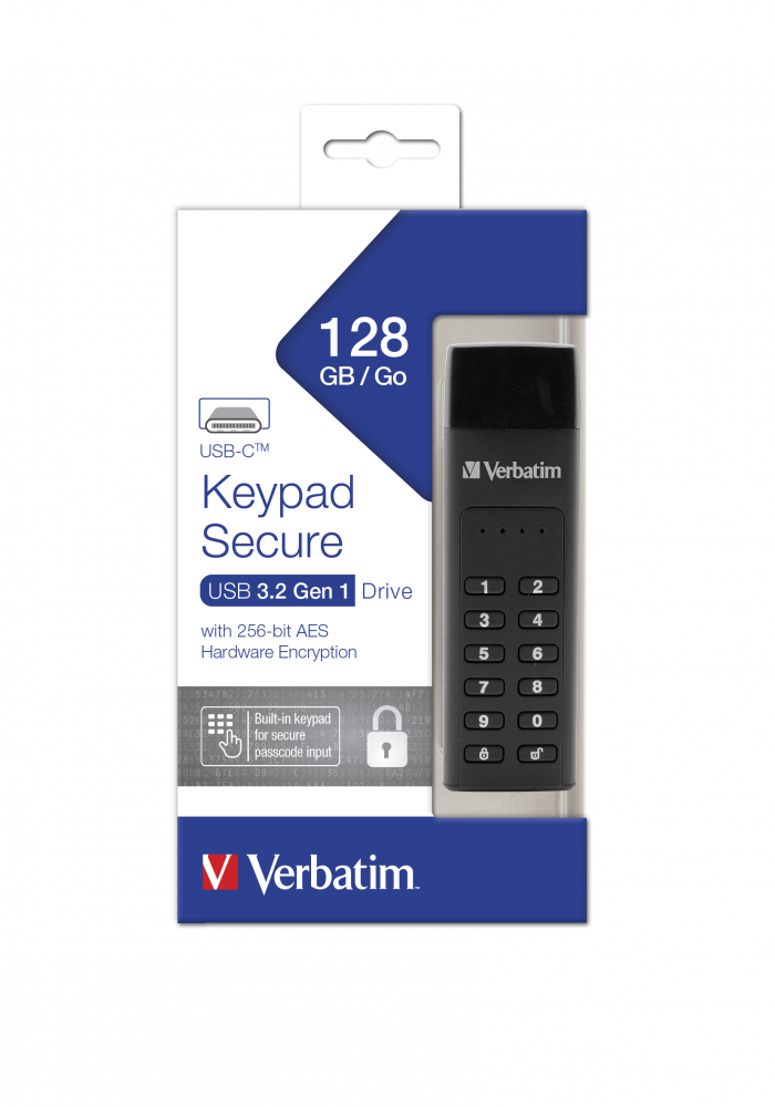 Keypad Secure Unidad USB-C de 128 GB