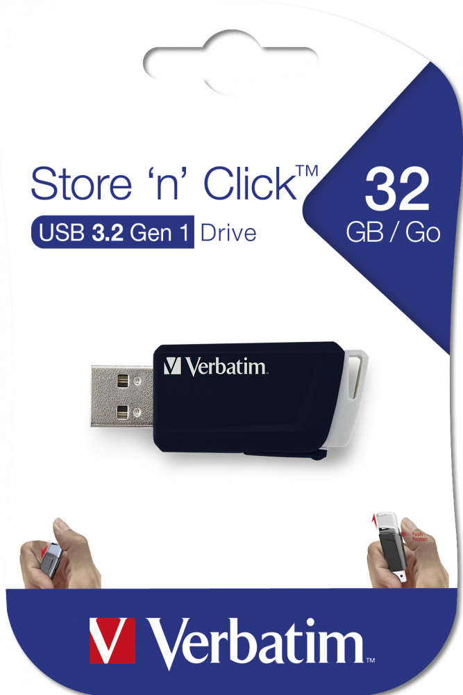 Llave USB Store 'n' Click 32 GB Negro