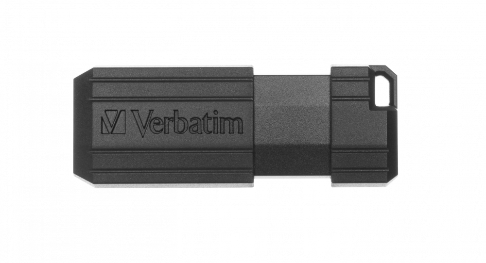 Unidad PinStripe USB de 16 GB Negra