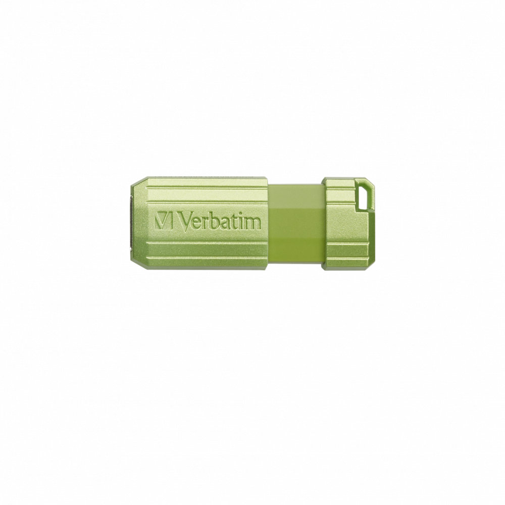 Unidad PinStripe USB de 64 GB Verde eucalipto