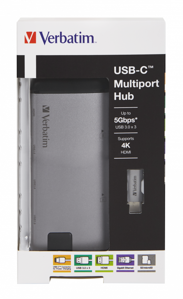 Hub USB-C™ multipuerto USB 3.0 | HDMI | Gigabit Ethernet | SD/microSD