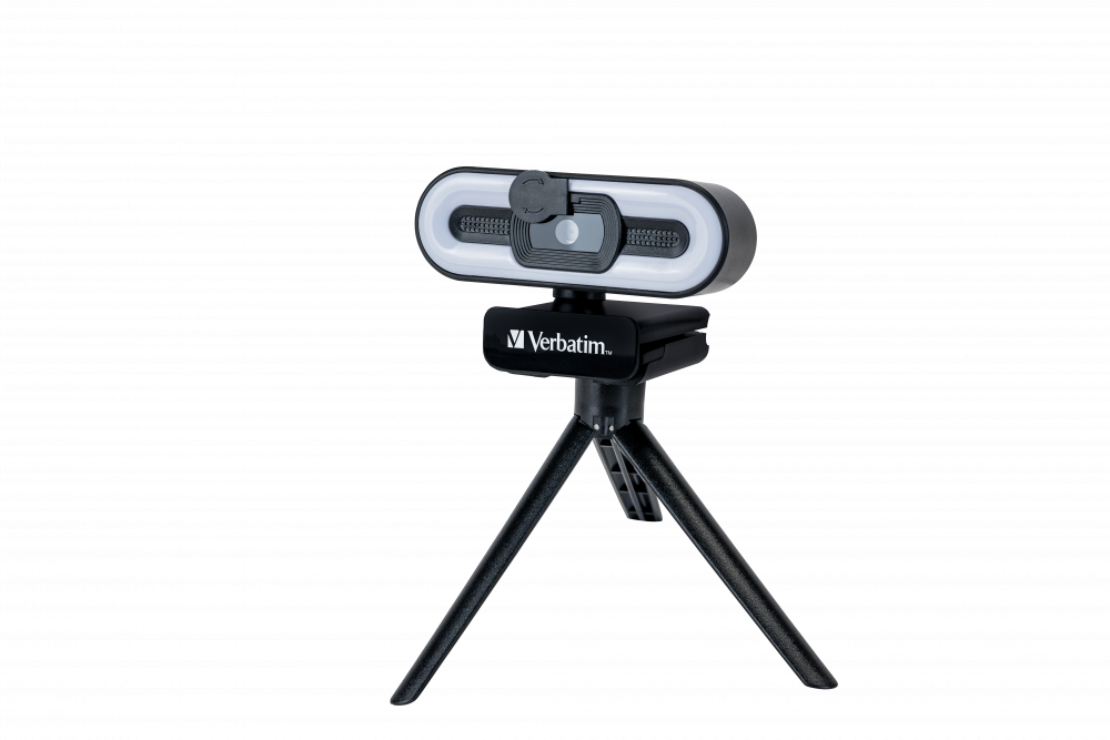 Webcam con micrófono y luz Enfoque automático Full HD 1080 p AWC-02
