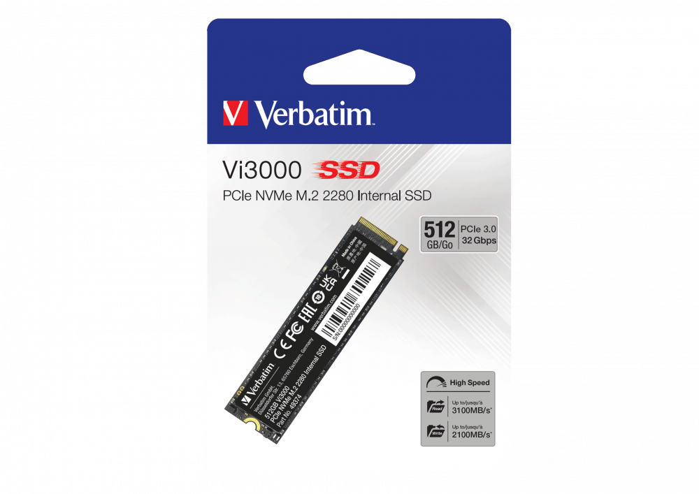 SSD Vi3000 PCIe NVMe™ M.2 512 GB